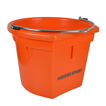 Hansbo Sport Hink med flat sida Orange 20L