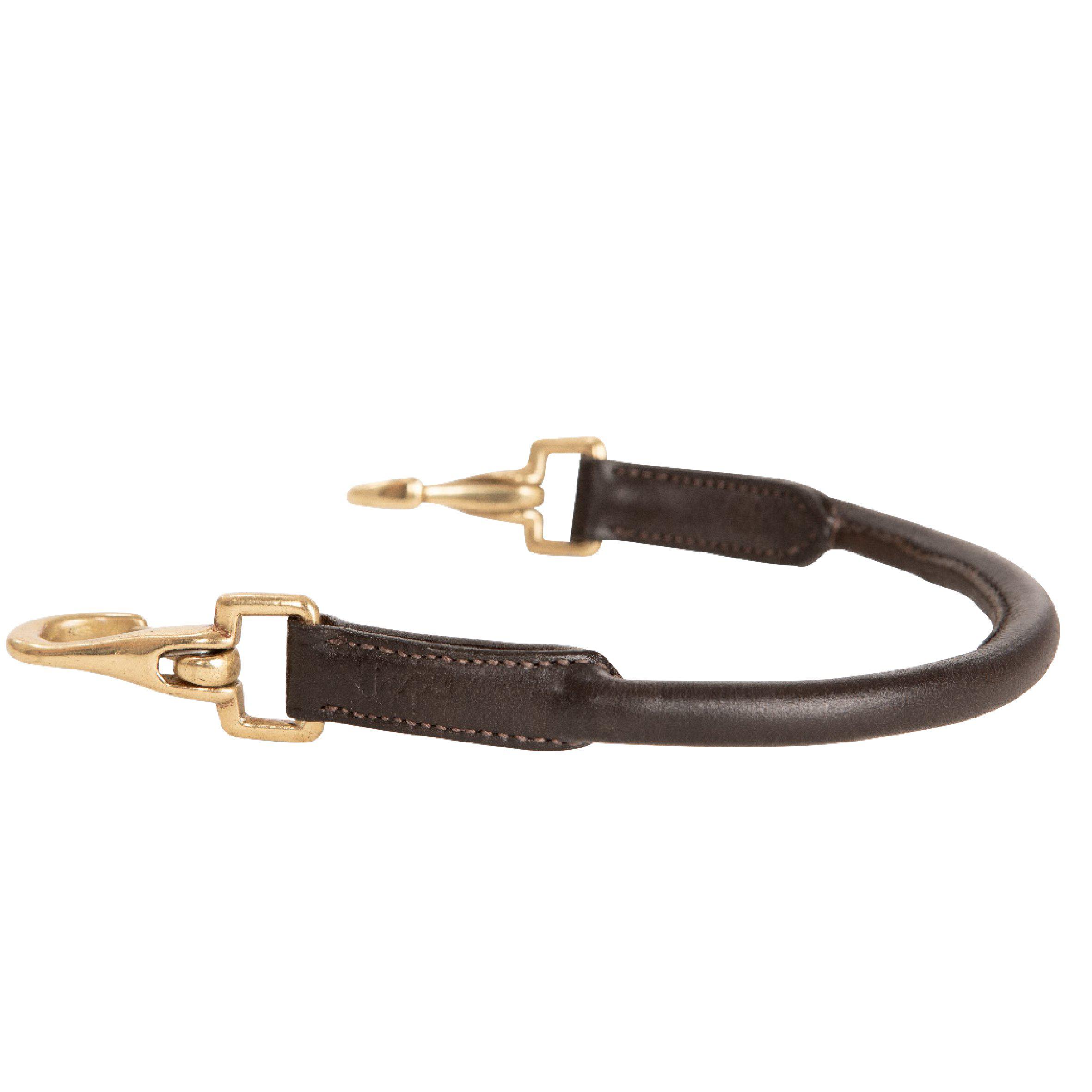 Lippo Sadelhandtag - Chocolate/Guld