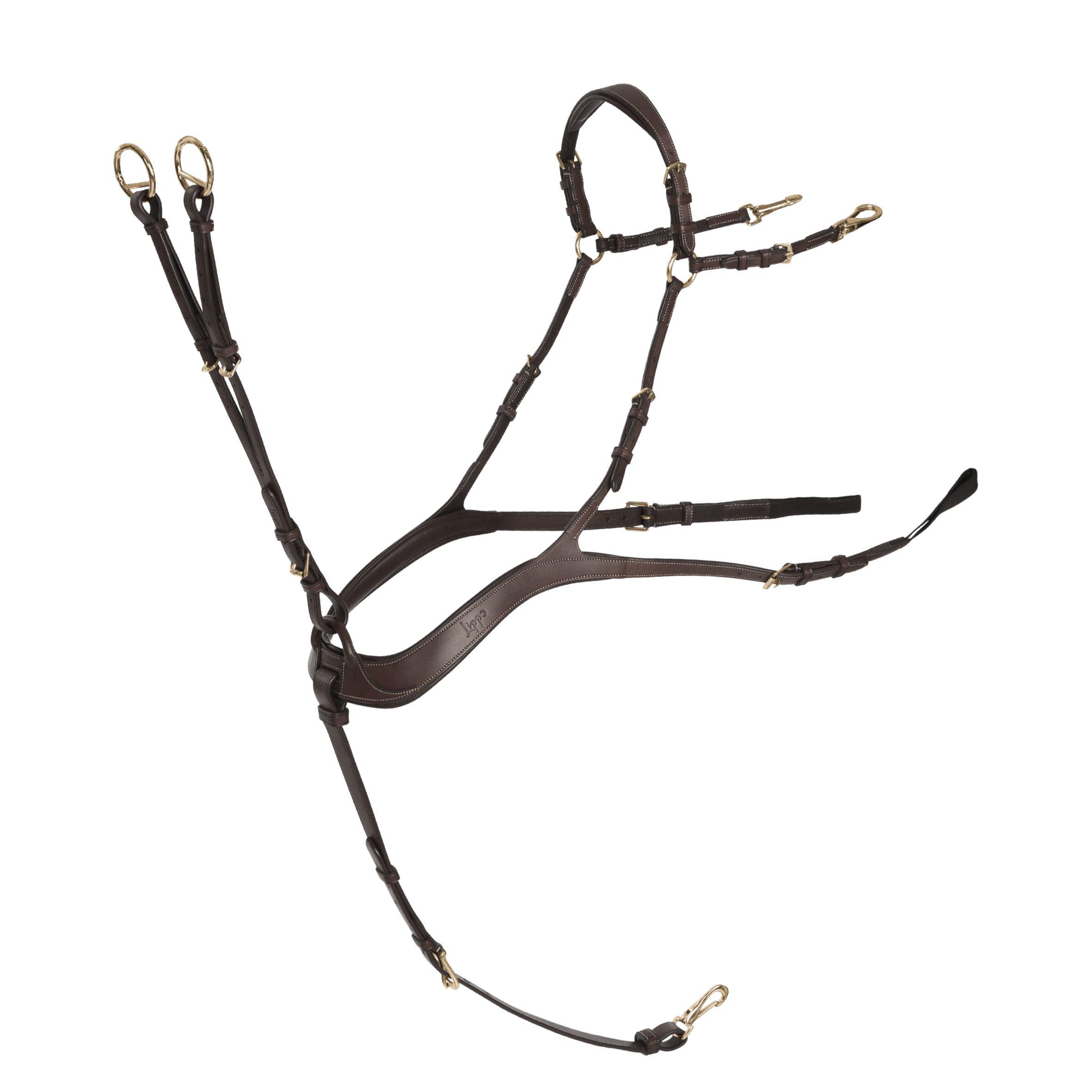 Lippo 5-Point Breastplate - Oak Bark - 3