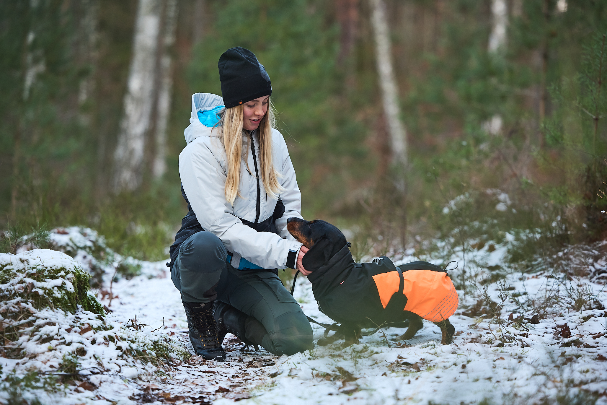 Non-Stop Dogwear Glacier Jacket 2.0 - Black/Orange, 27 - 18