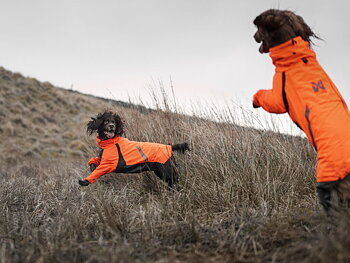 Non-stop Dogwear Fjord Overall Raincoat - Svart/Orange, 60