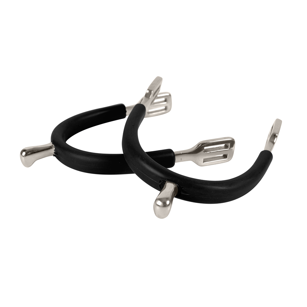 Hansbo Sport Sporrar Gummiklädda Svart 15mm