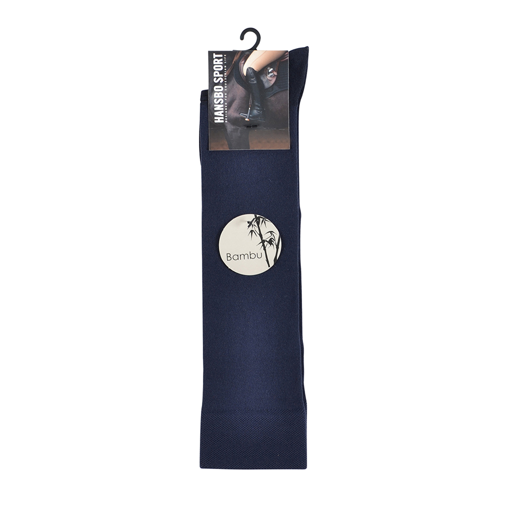 Hansbo Sport Bamboo Riding Sock Navy/Marine - 2
