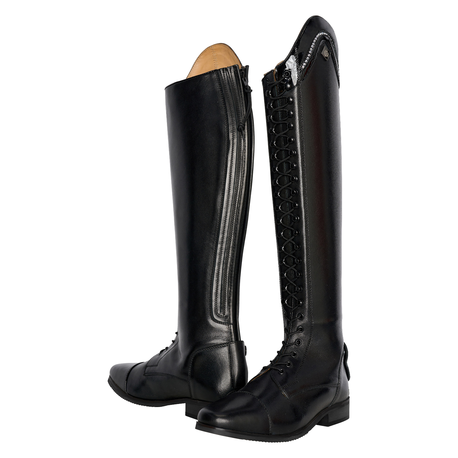 Imperial Riding Ridstövlar Olania Dressage Black lack-Chrystal (36)