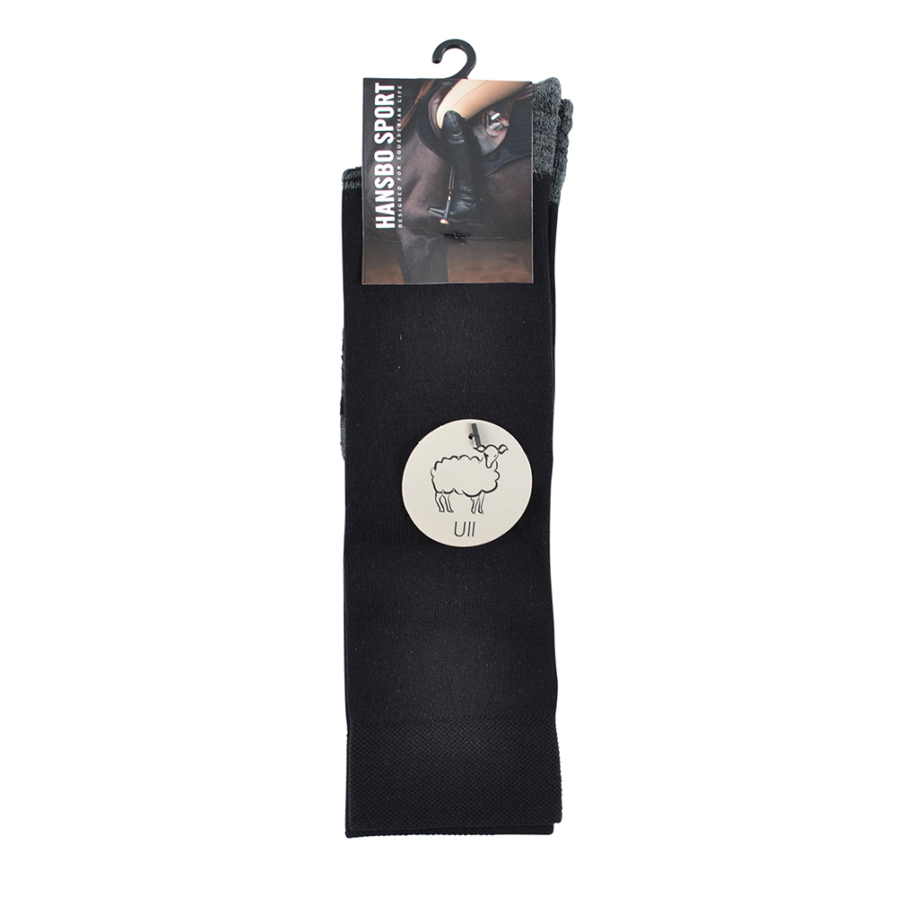 Hansbo Sport Wool Riding Soc Gray - 2