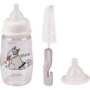 Flamingo - Nappflaska för valp & kattunge, 140 ml