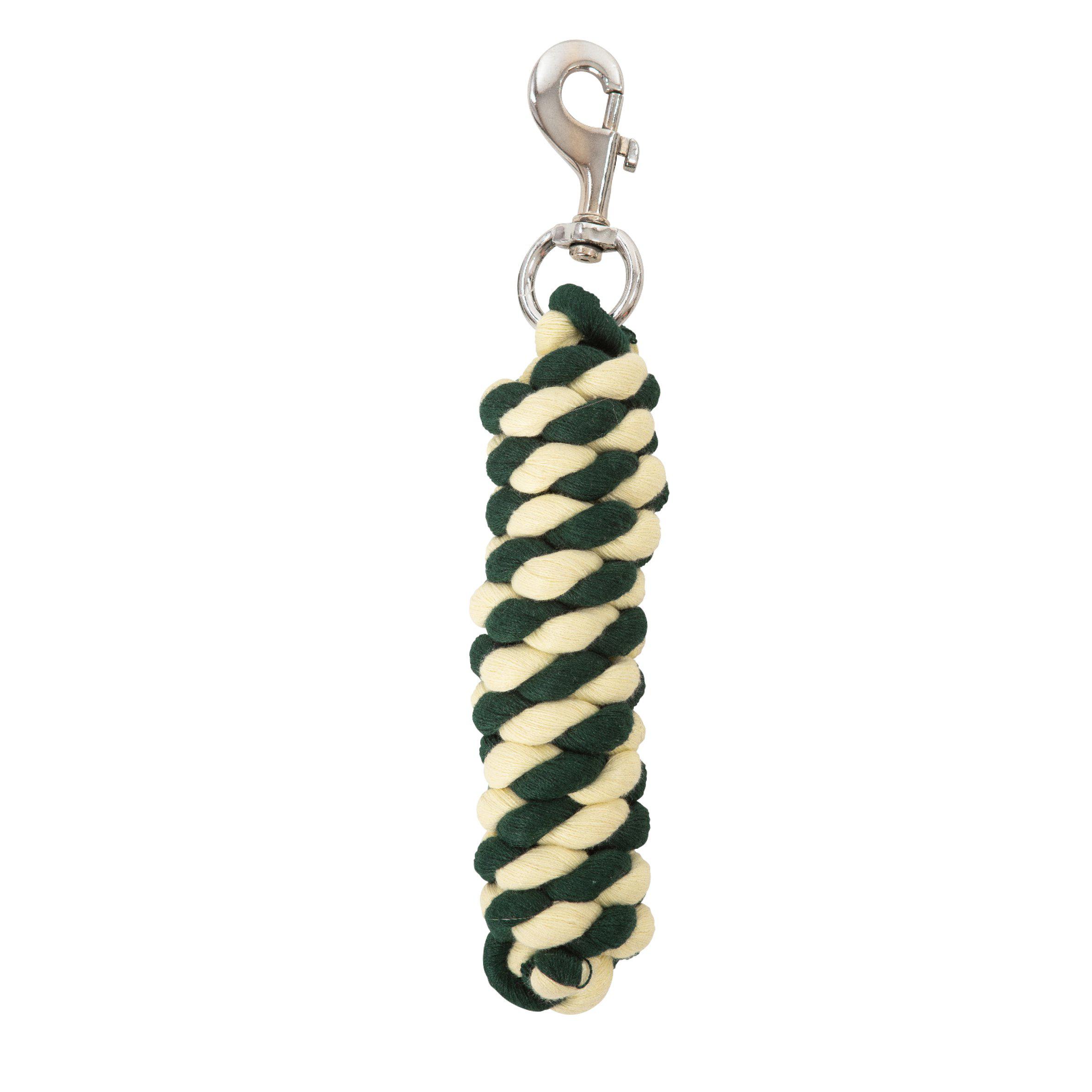 Horse Unique Lead Rope Cotton - Brown/Creme - 4