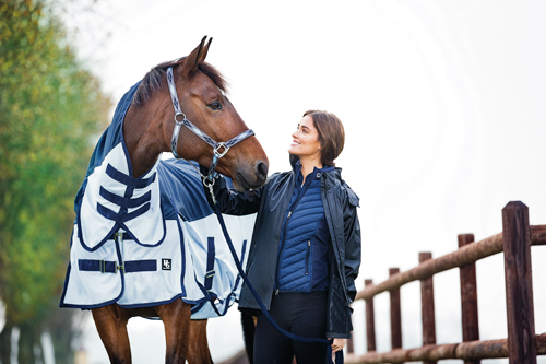 Horse Guard Aiman Sade- ja Kärpäsloimi Placid Sininen - 2