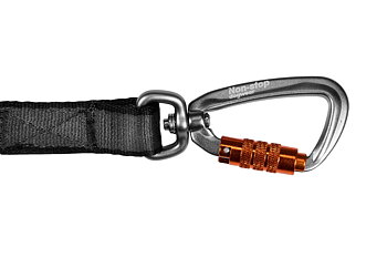 Non-stop Dogwear Move Hihna - Musta, 10 mm / 1,5 m