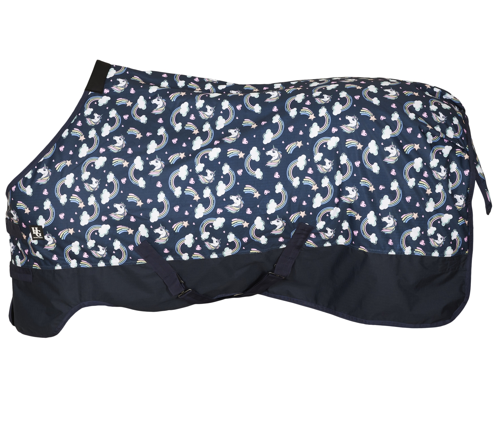Horse Guard Josh pony turnout rug 600D 200g - Navy