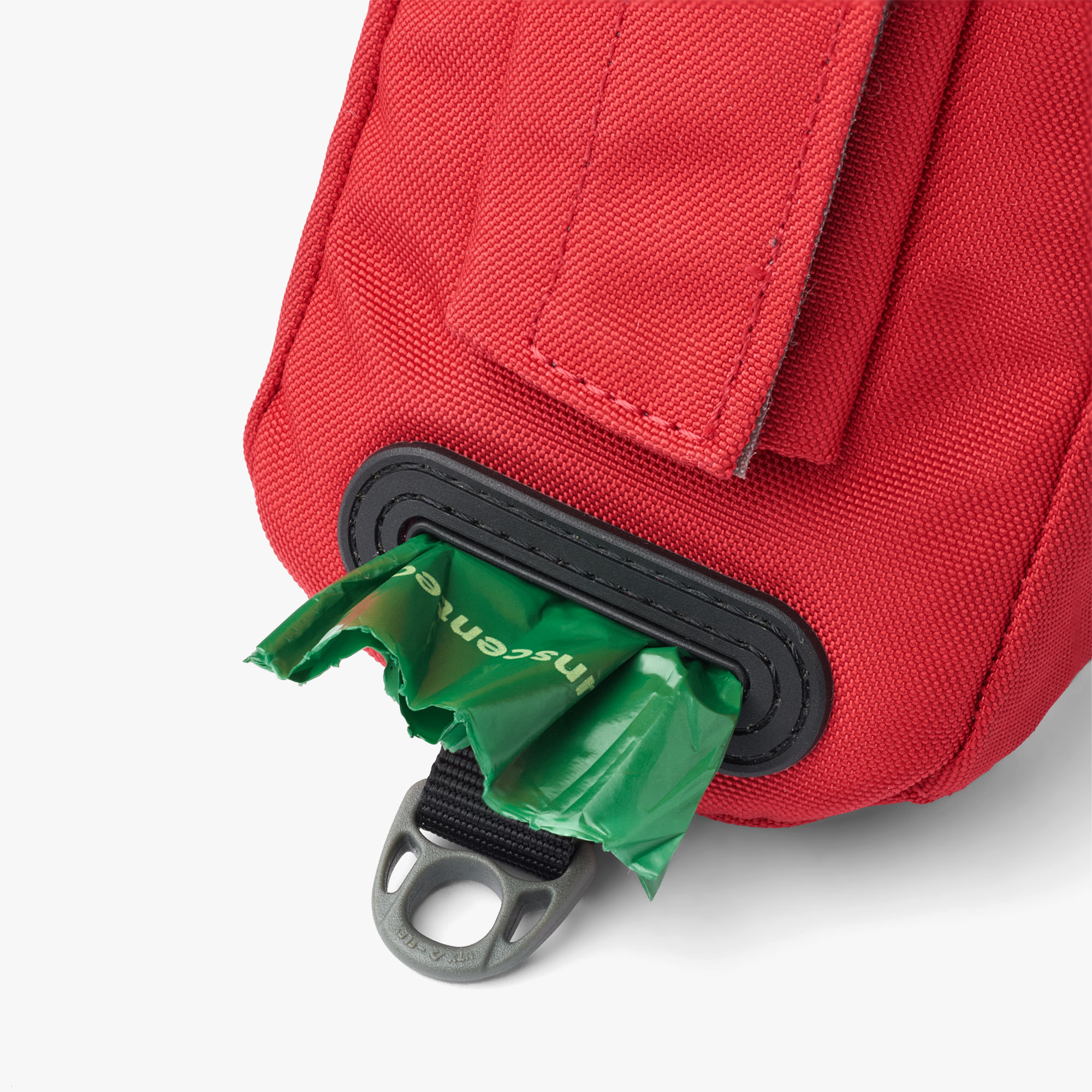 Dog Copenhagen Pouch Organizer Leash Bag - Classic Red 