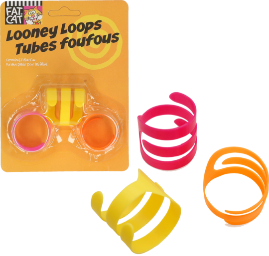 PetMate - Looney Loops Tubes farfelus - Kattleksak