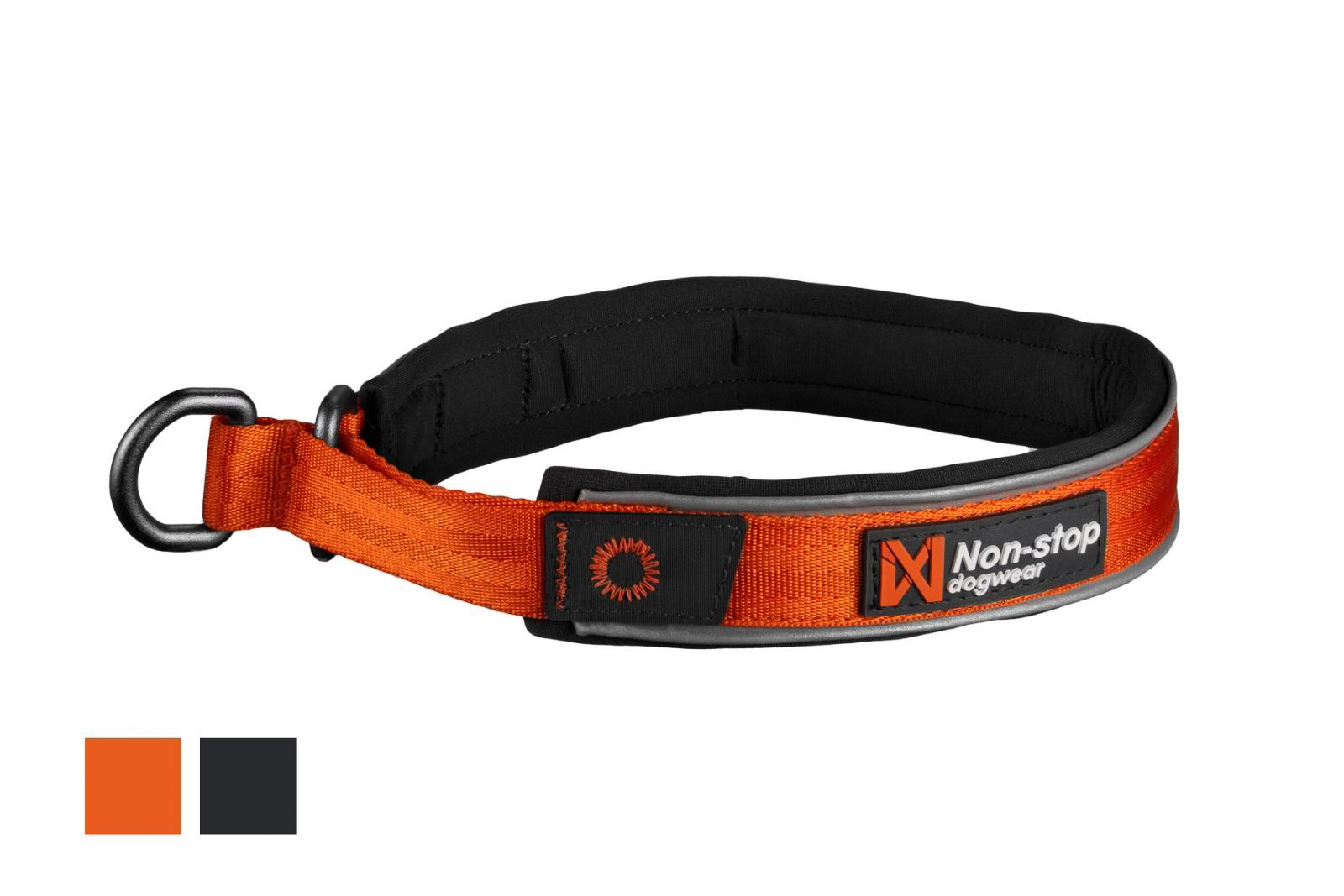 Non-stop Dogwear Cruise Collar - Orange, 53-60cm - 2