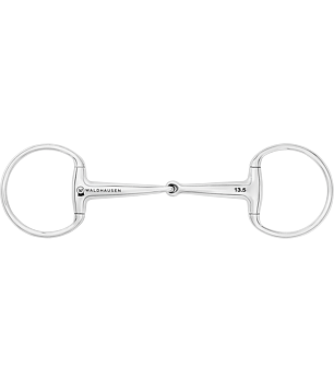 Waldhausen Olivenkopfgebiss, einfach gebrochen - 14 mm