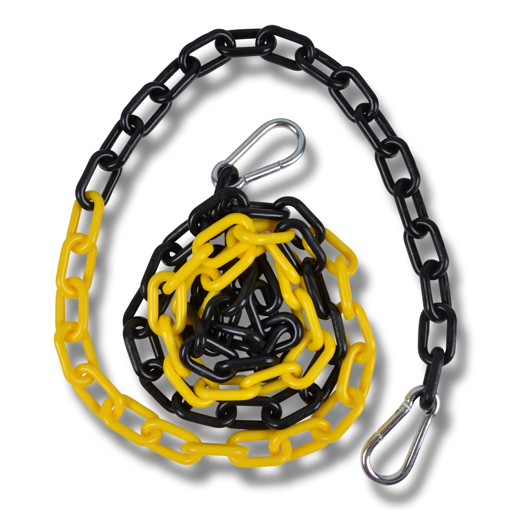 Hansbo Sport Plastkätting Svart/Gul 2m