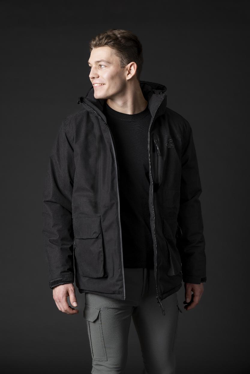 Catago Men Bruce Jacka Svart (3XS)