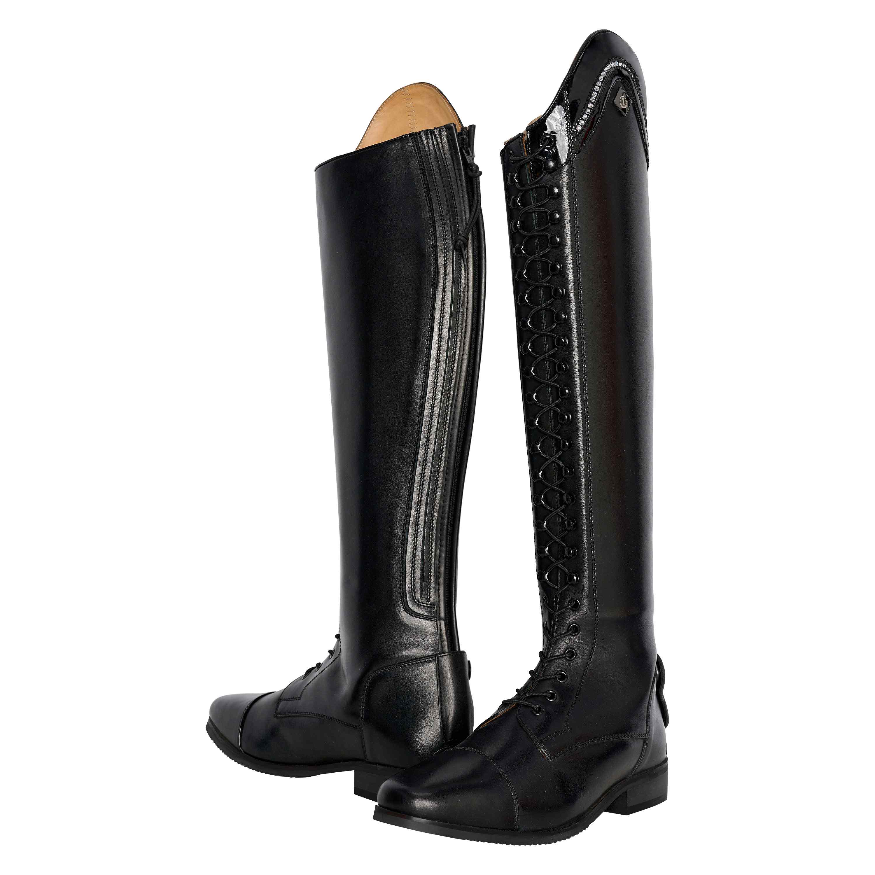 Imperial Riding Ridstövlar Olania Dressage Long/Narrow Black lack-Chrystal (36)