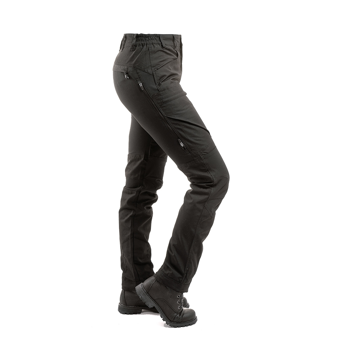 Arrak Outdoor Active Stretch Pants Ladies, Tall - Black - 2