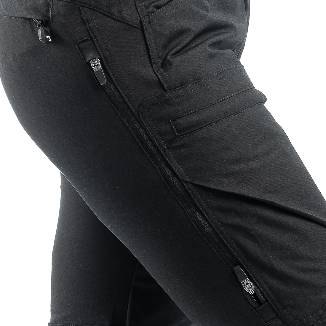 Arrak Outdoor Active Stretch Pants Ladies, Tall - Black - 5