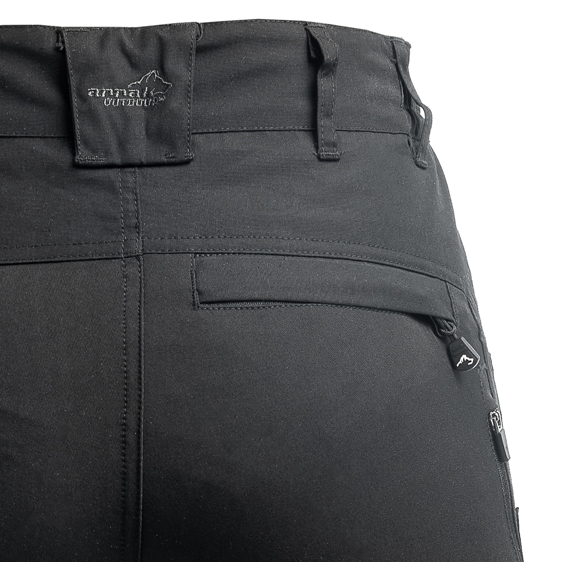 Arrak Outdoor Active Stretch Pants Ladies, Tall - Black - 4