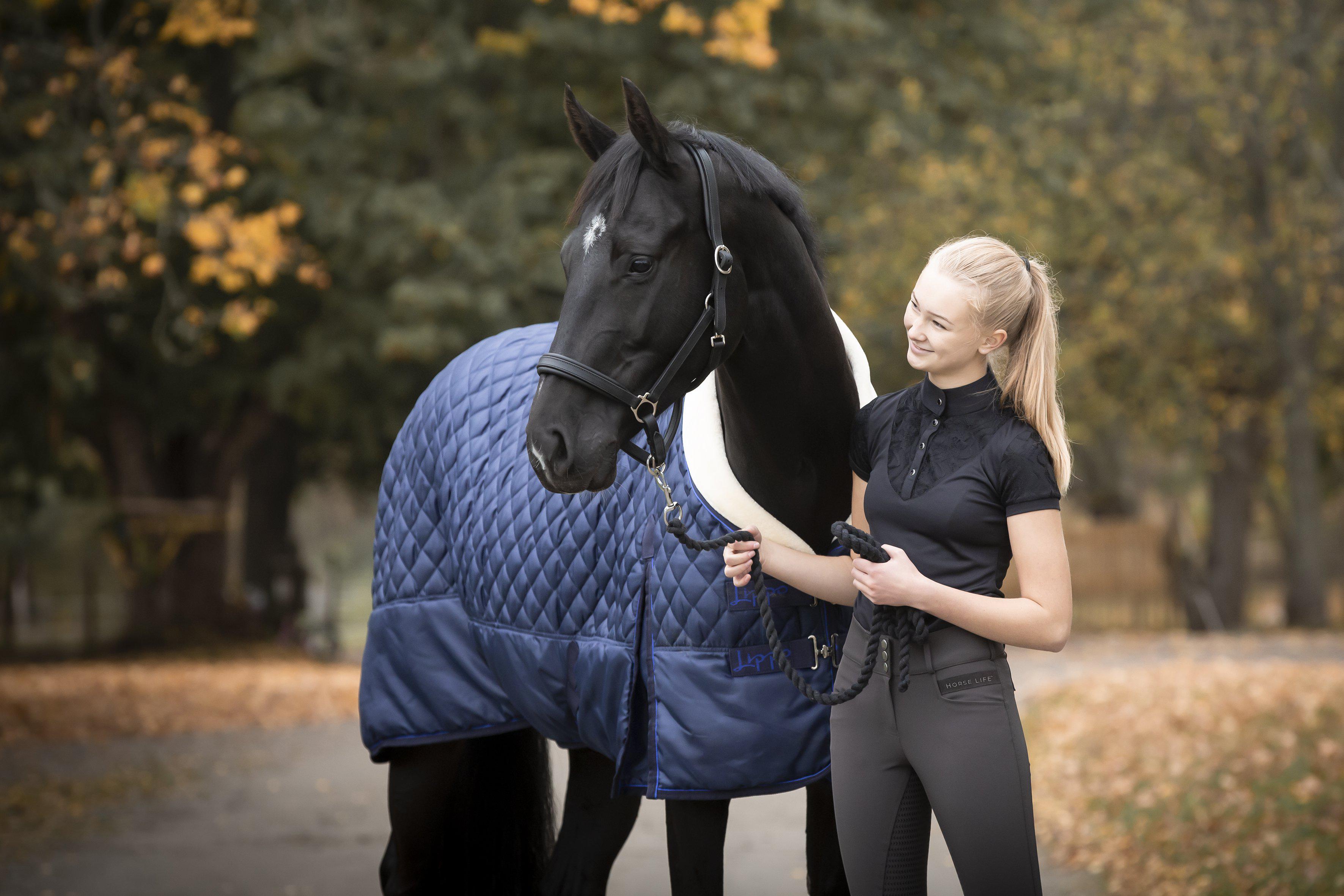Lippo Stable Rug, 200 g - Navy - 3