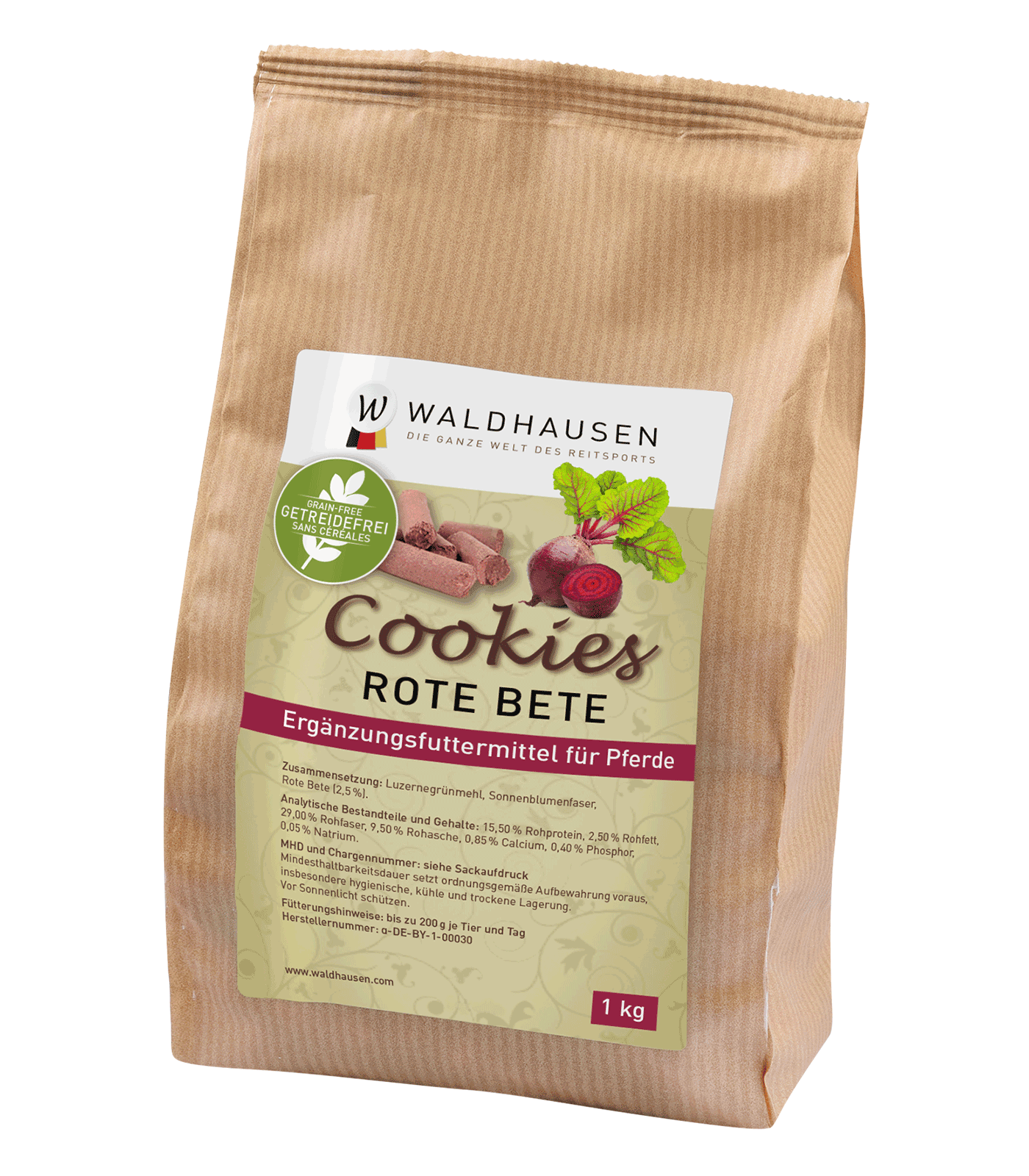 Waldhausen Pferdekekse, getreidefrei, 1 kg