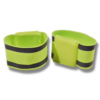 Hansbo Sport leg reflector for horse elastic neon yellow