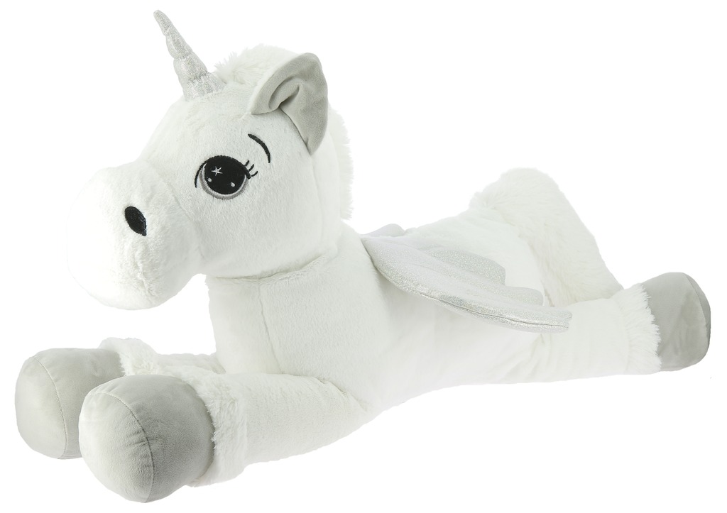 EQUIKIDS EQUI-KIDS 'Licorne' Cuddly Unicorn Toy, Large Model White - 80 cm