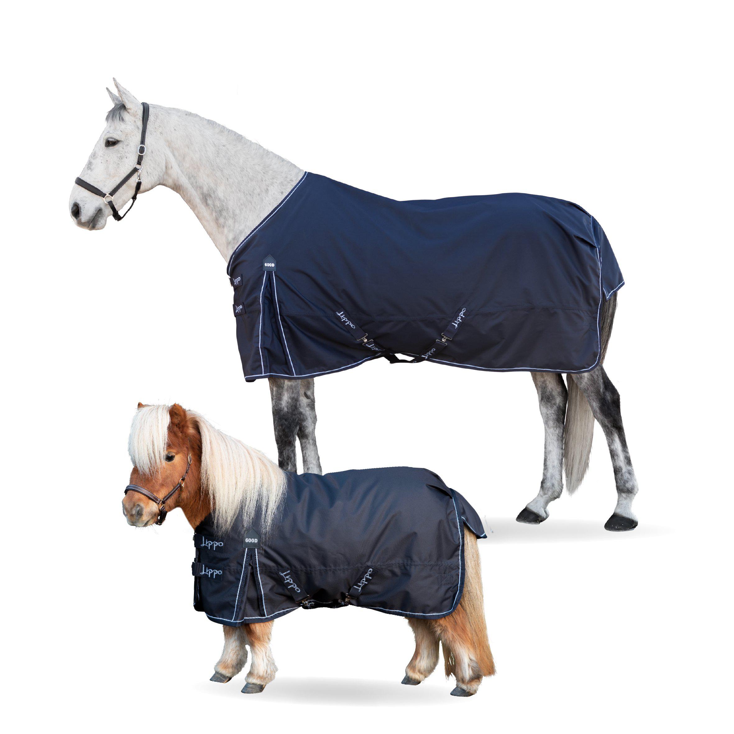 Lippo Basic Rain Sheet, Pony - Navy - 2