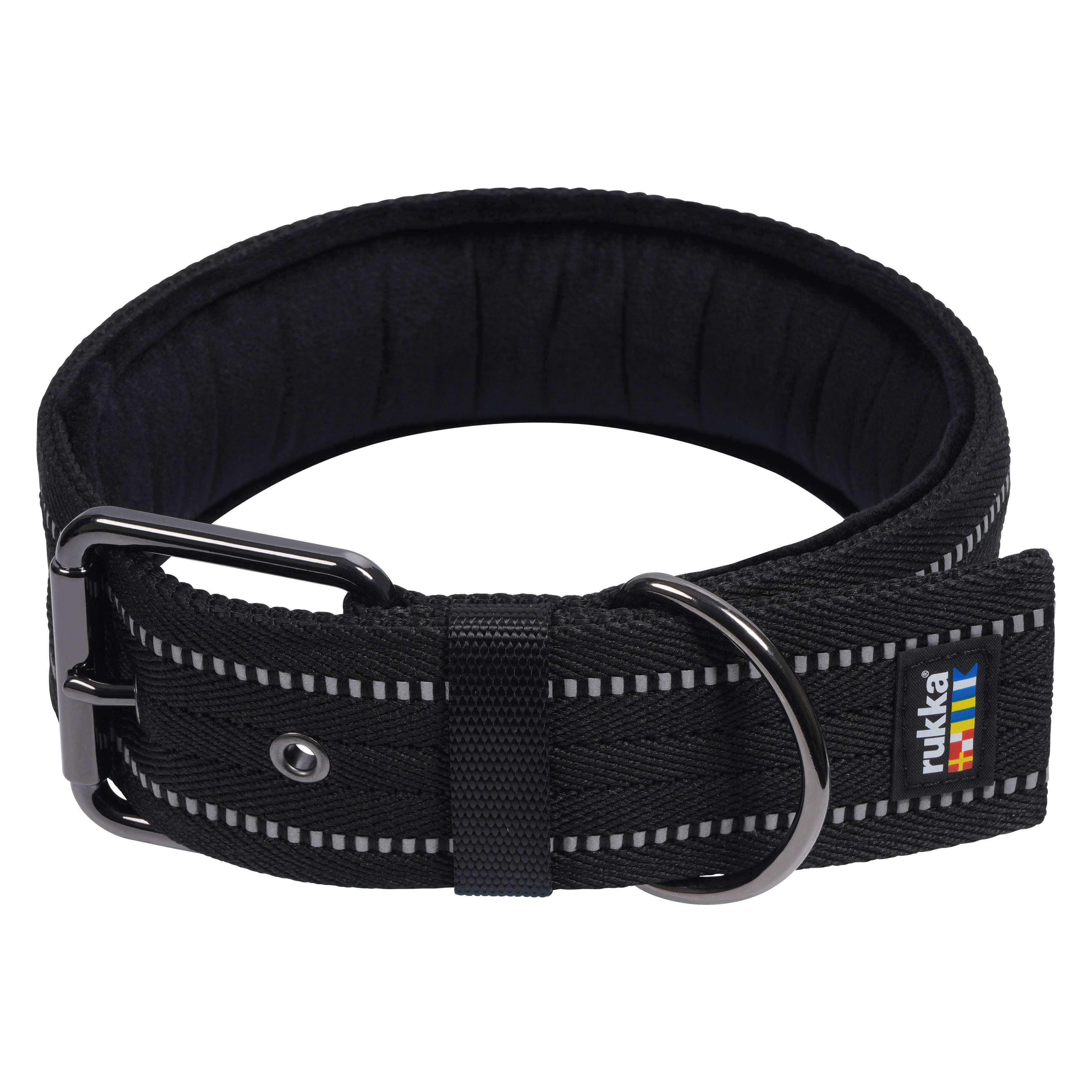 Rukka Pets Aramid Pro Halsband - Svart, 40-50cm - endast detta ex