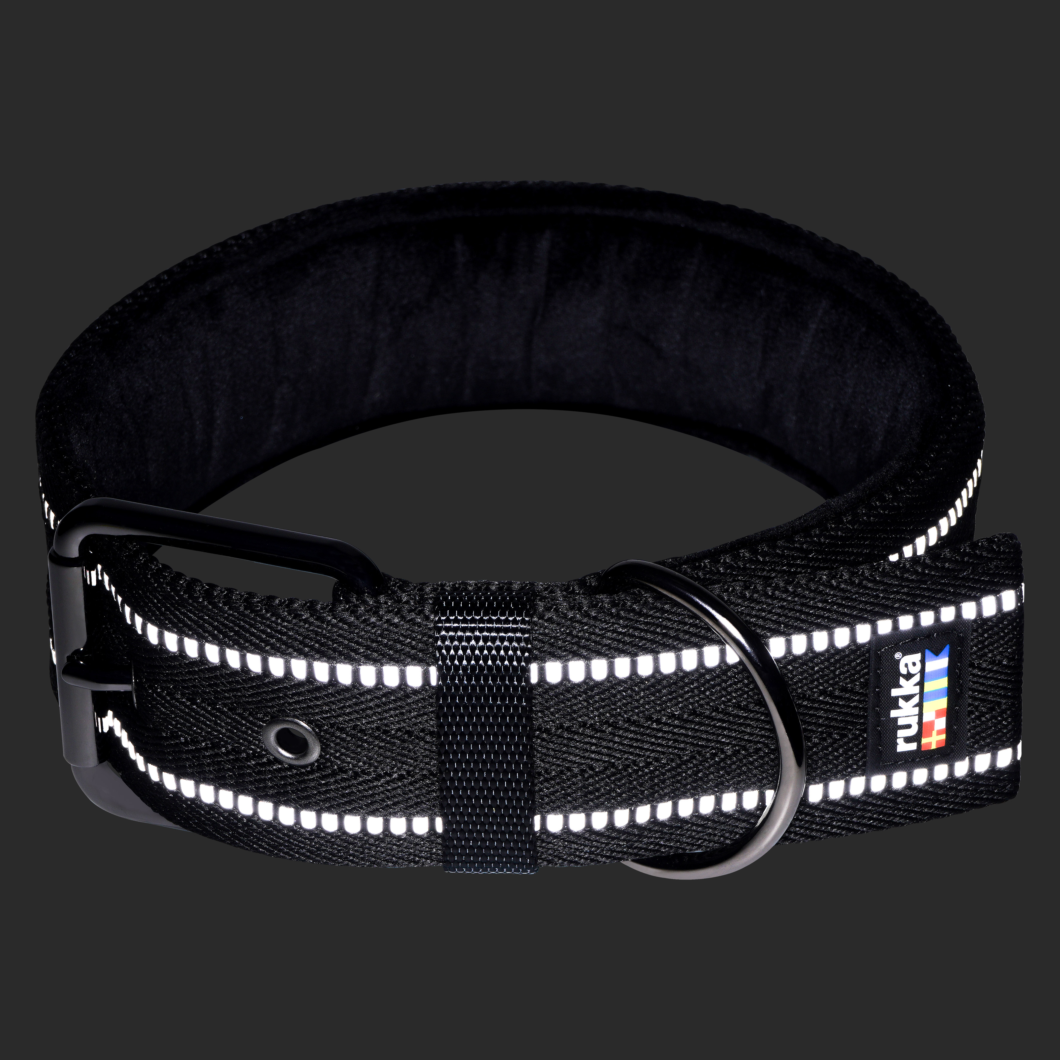 Rukka Pets Aramid Pro Halsband - Svart, 40-50cm - endast detta ex - 2