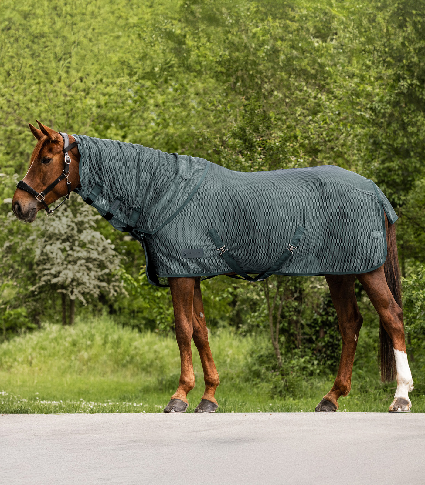 Waldhausen COMFORT fly neck piece - pine green