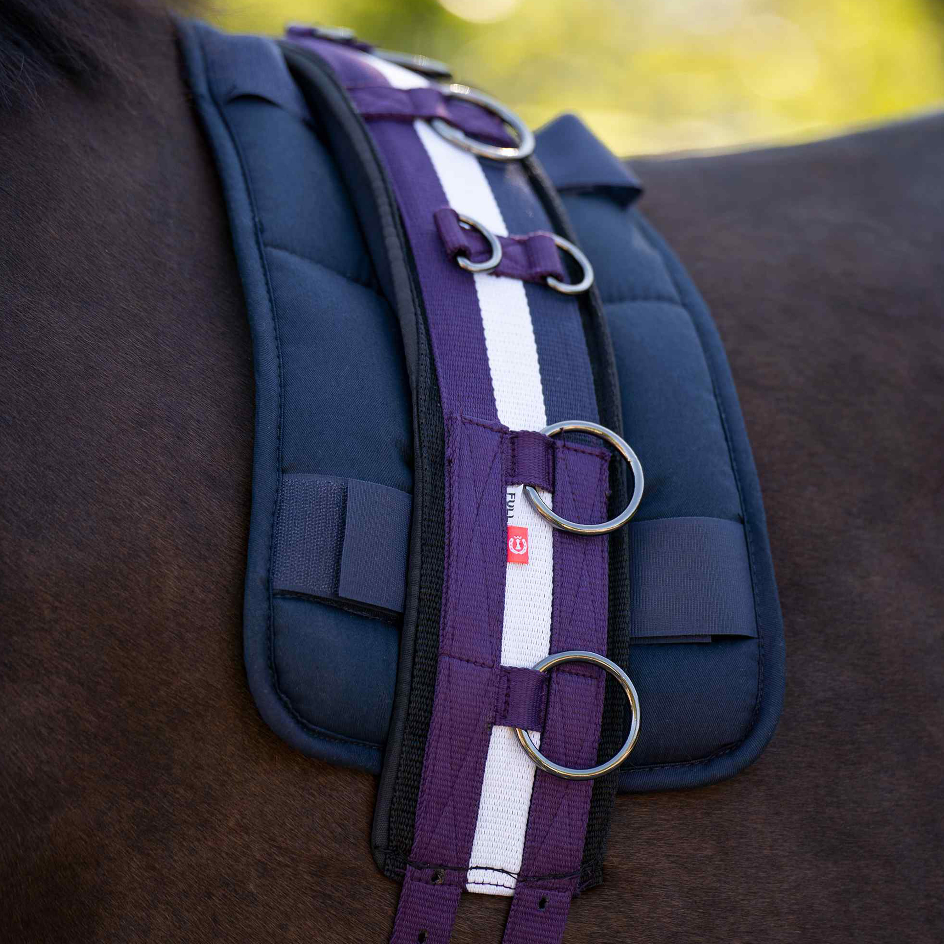 Imperial Riding Juoksutusvyö Deluxe Extra Black berry-White-Navy - 2