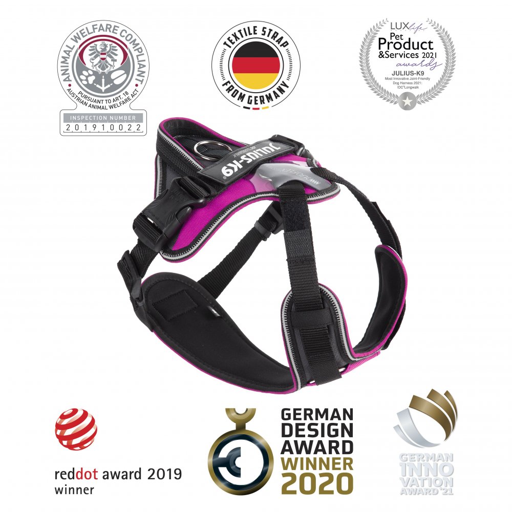 Pet Supplies Pink Julius K9 Harness Julius-K9 IDC Powair Dog