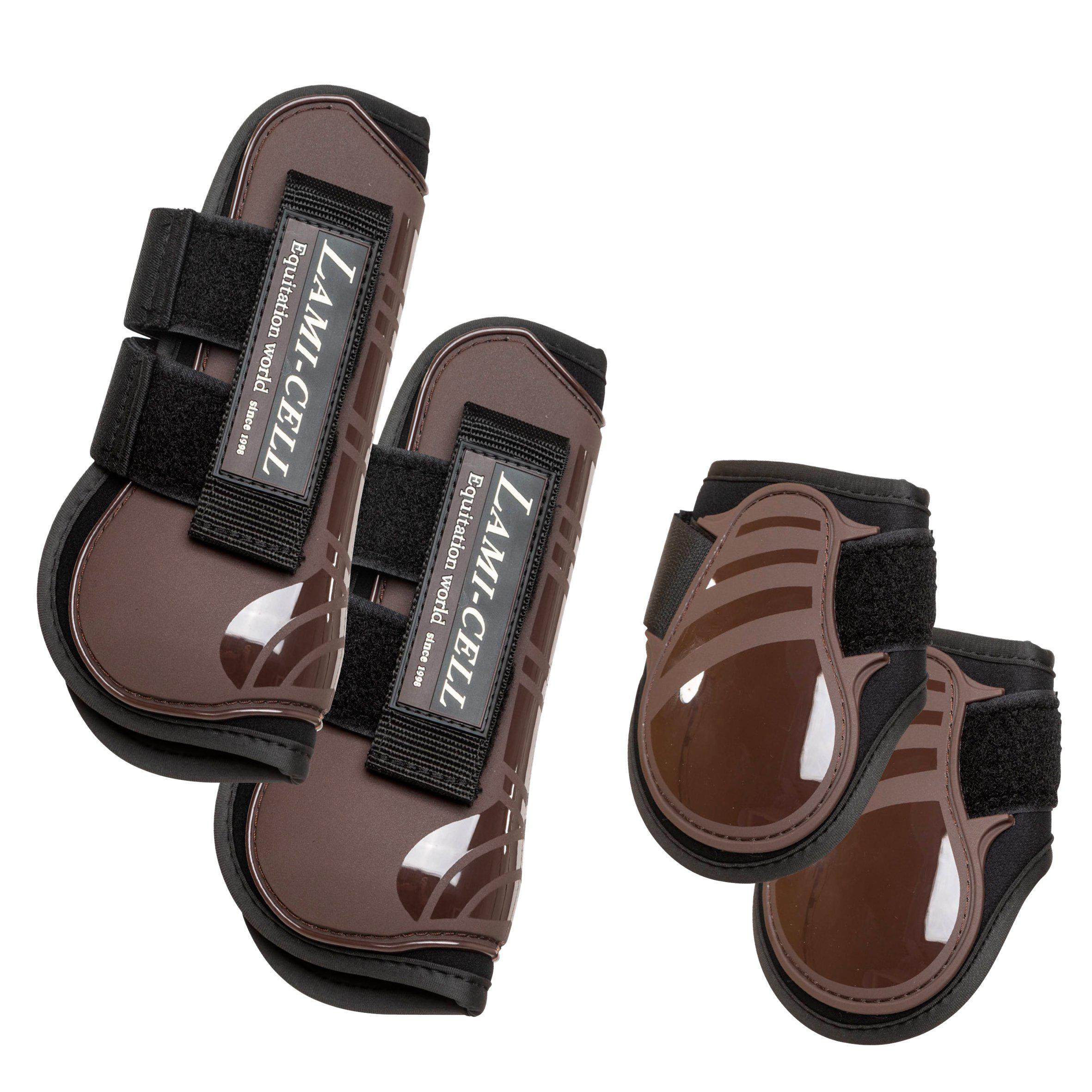 Lami-Cell Senskydd + Kotskydd, 4-Pack - Brun (Ponny/Cob)