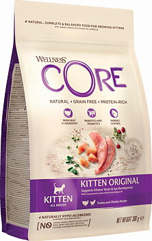 CORE Original Kitten Kissanruoka - Kalkkuna ja Kana 300 g