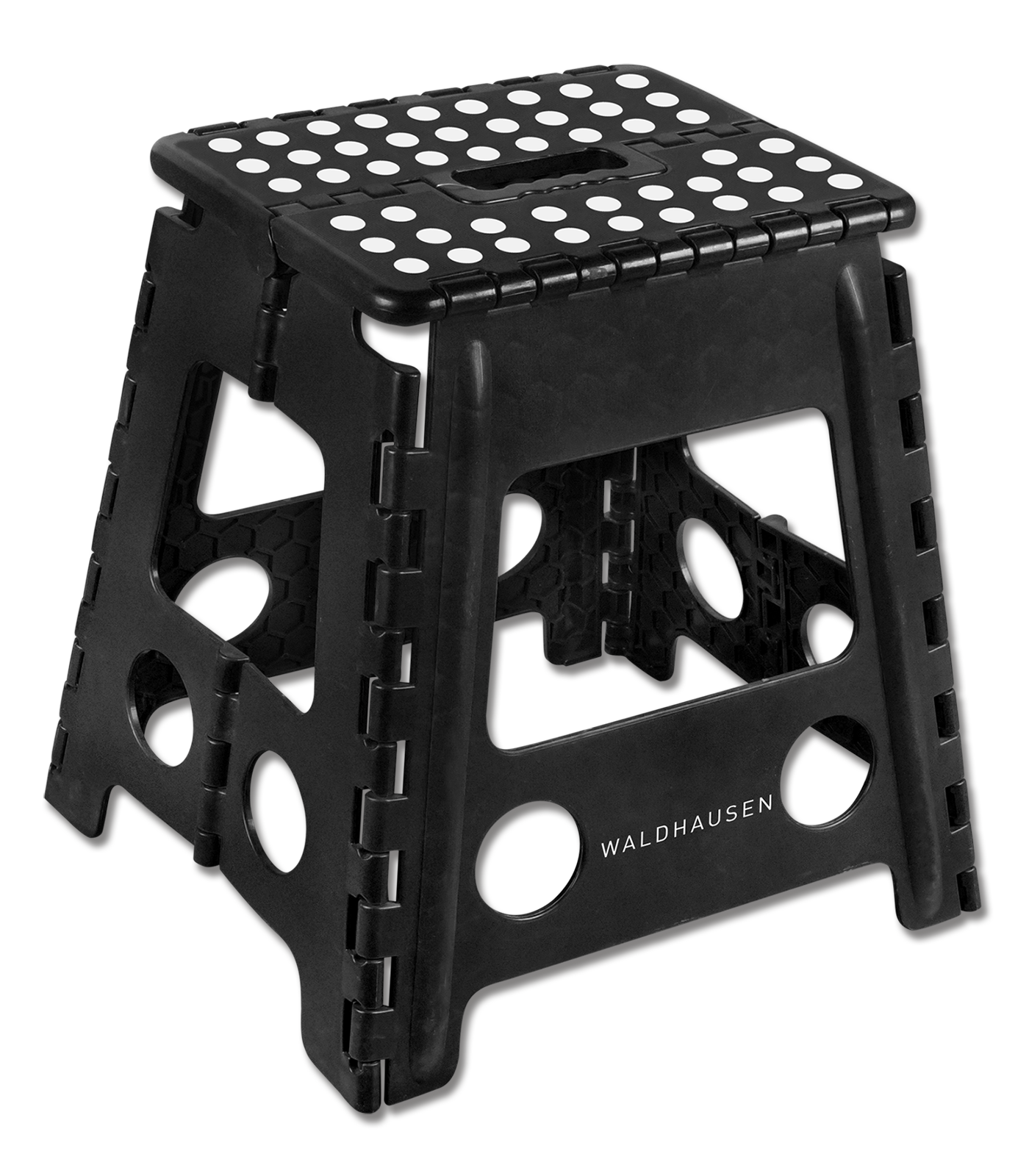 Waldhausen Foldable step stool black