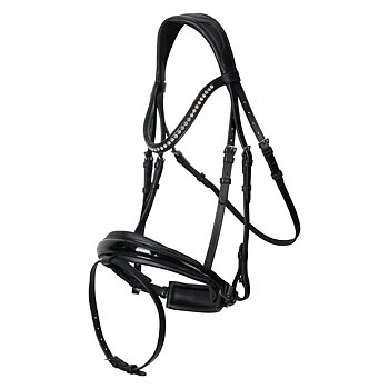 Imperial Riding Bridle Fria Black lack-Chrystal