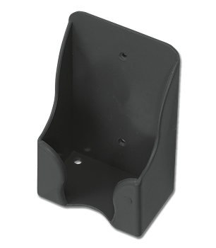 Waldhausen Rectangular Salt Shaker Holder, Black Plastic