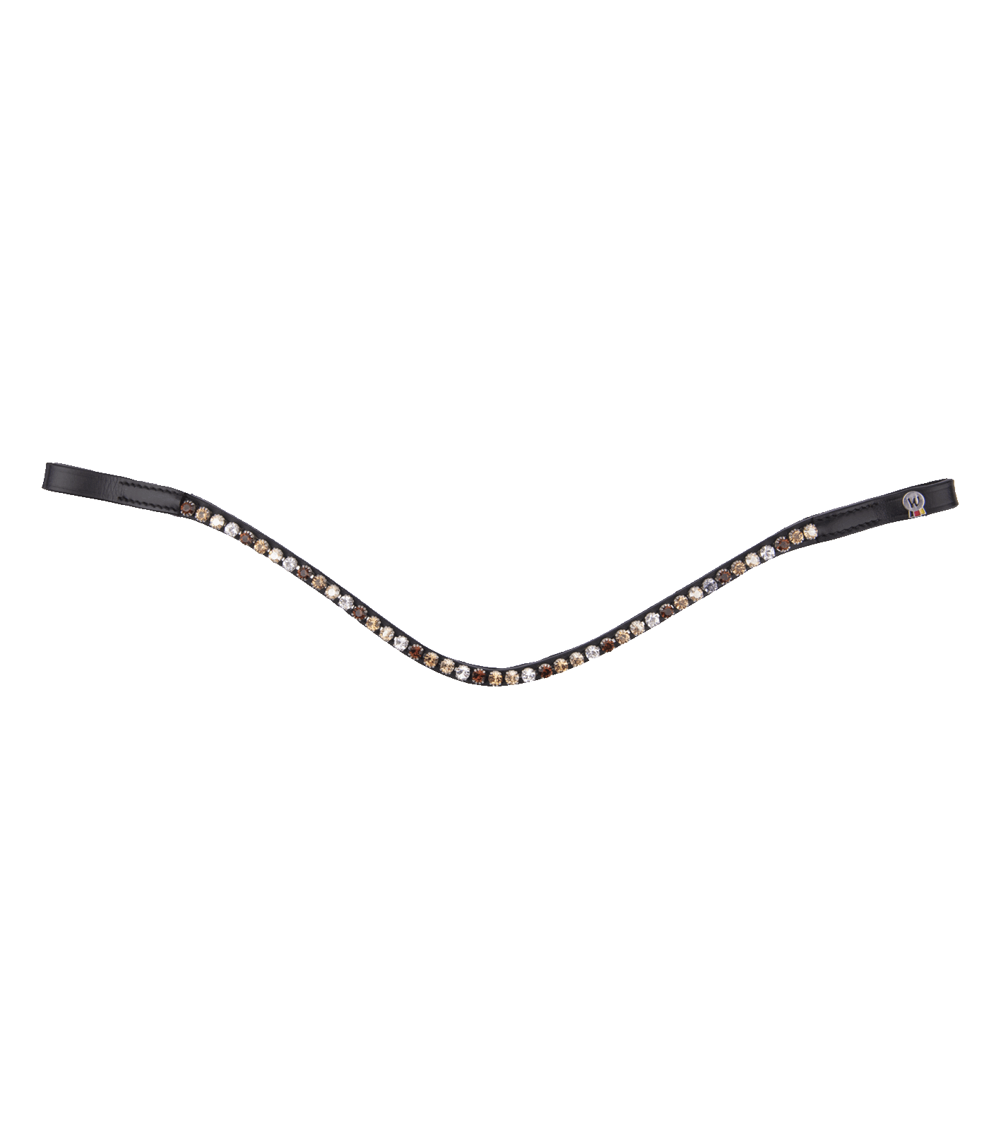 Waldhausen X-Line otsapanta Glam - musta/ruskea-kultabeige-hopea - 2