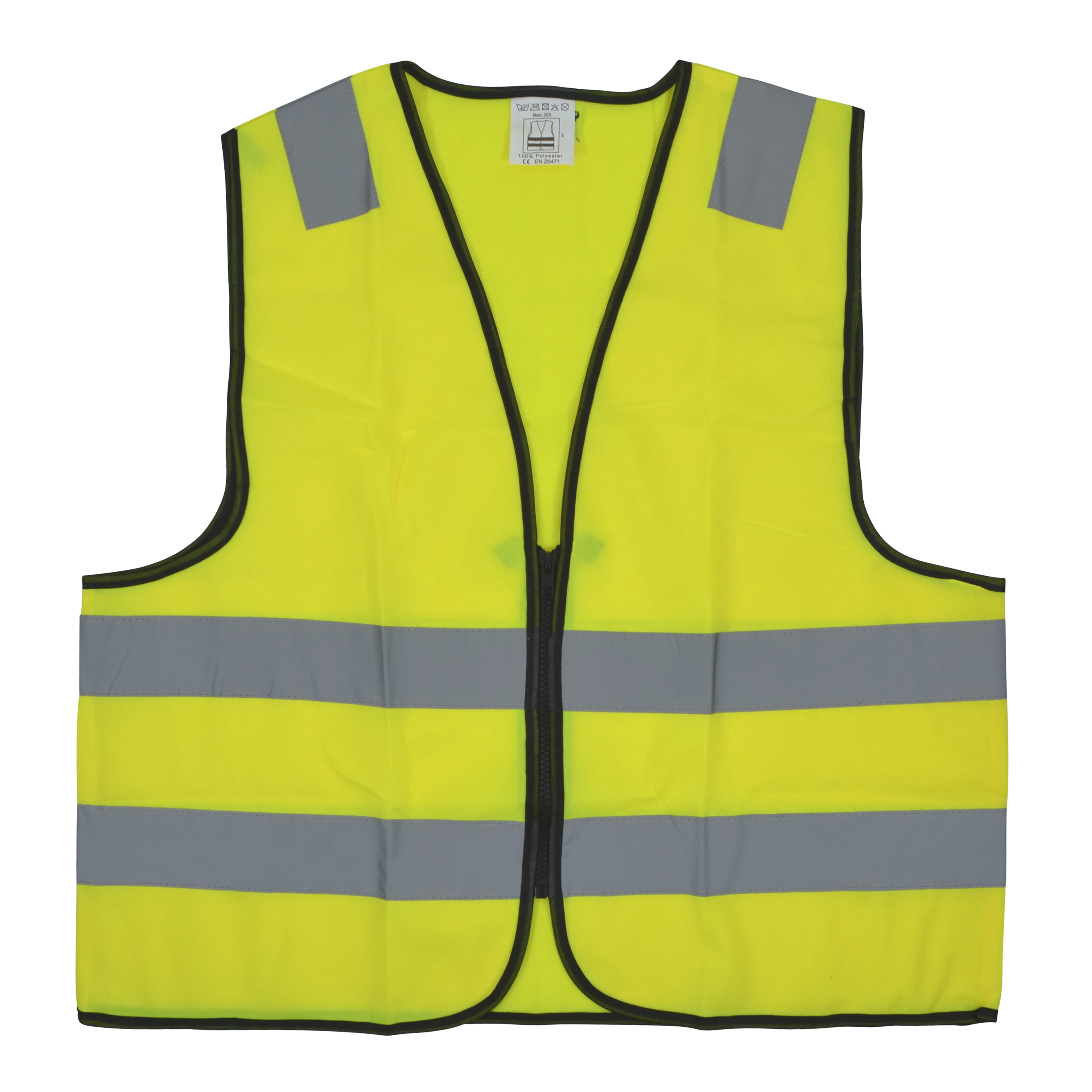 Hansbo Sport Heijastinliivi CE-1150 Vetoketjulla, S