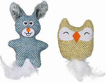 Companion Cat Toy with Catnip - Assorted  9 cm