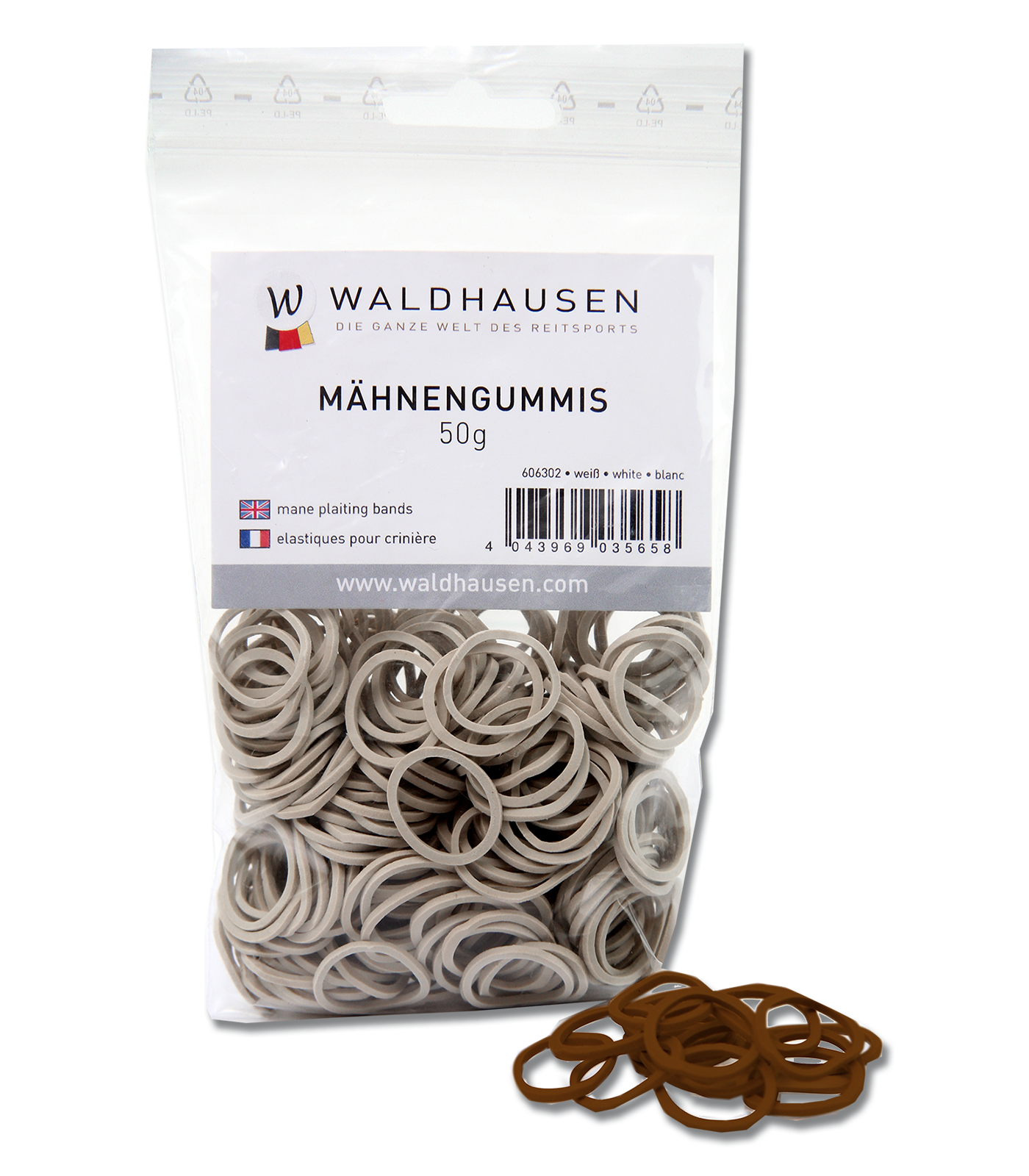 Waldhausen Mansnoddar, 50 g brun