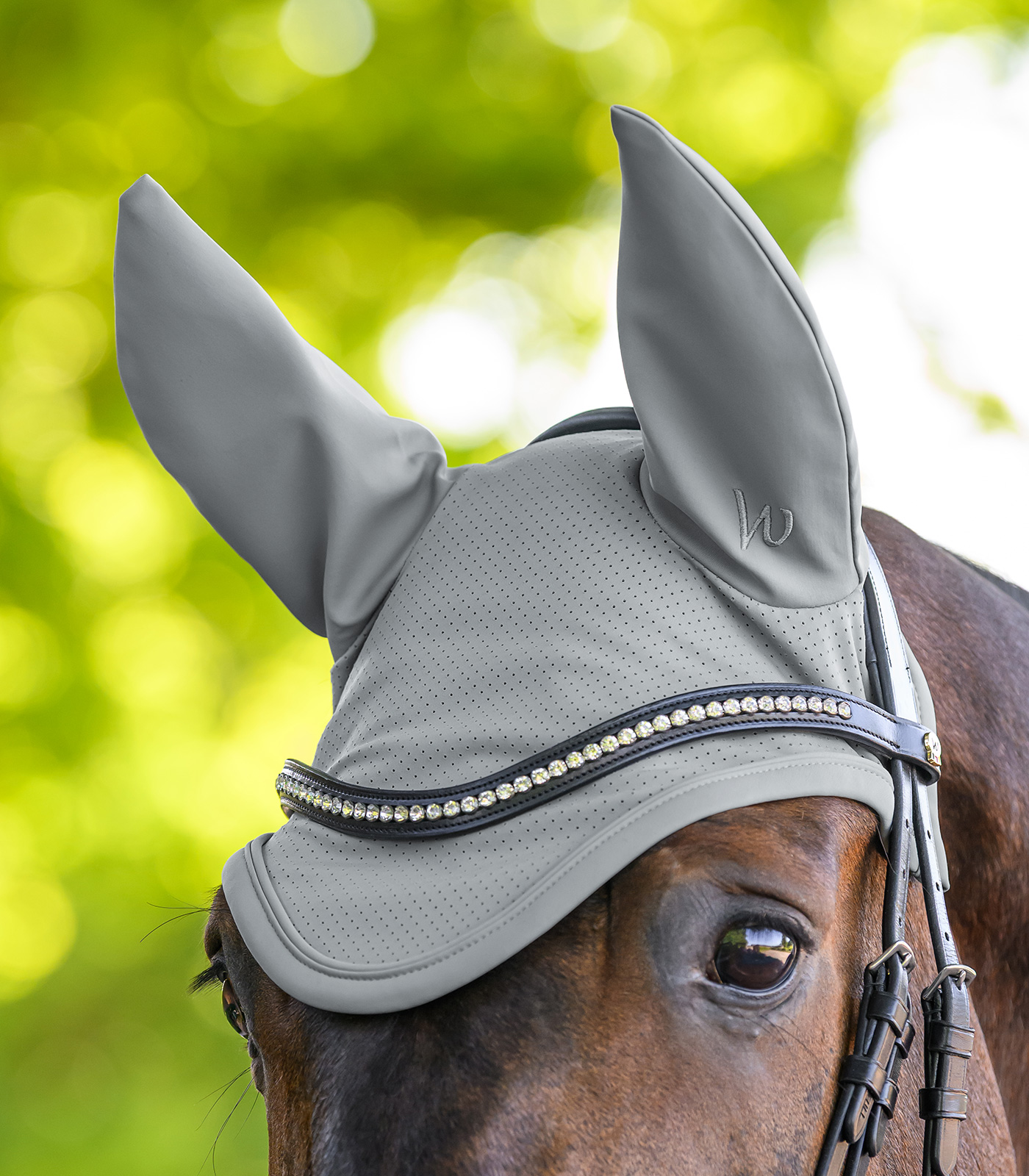 Waldhausen Performance fly veil - chrome grey - 2