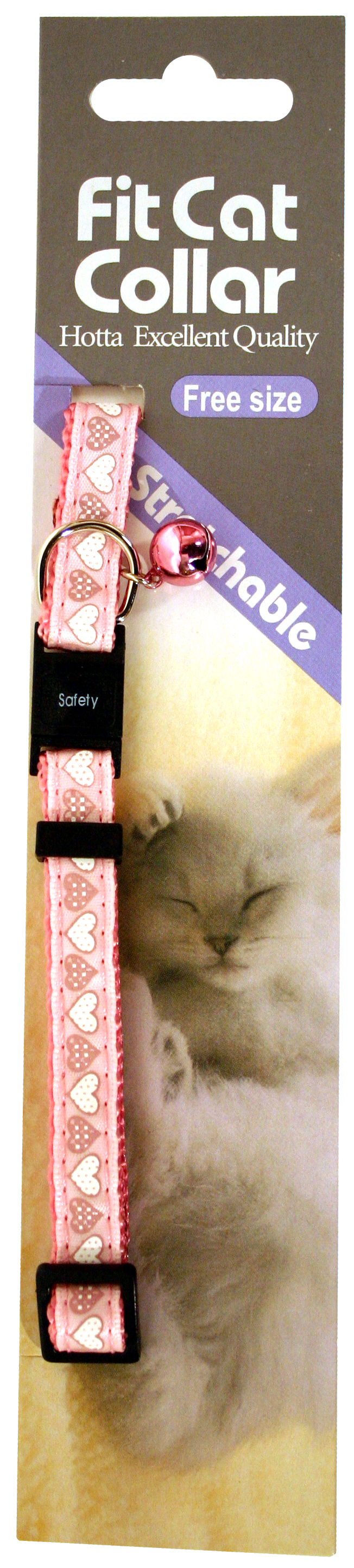 Cat collar with hearts - 4