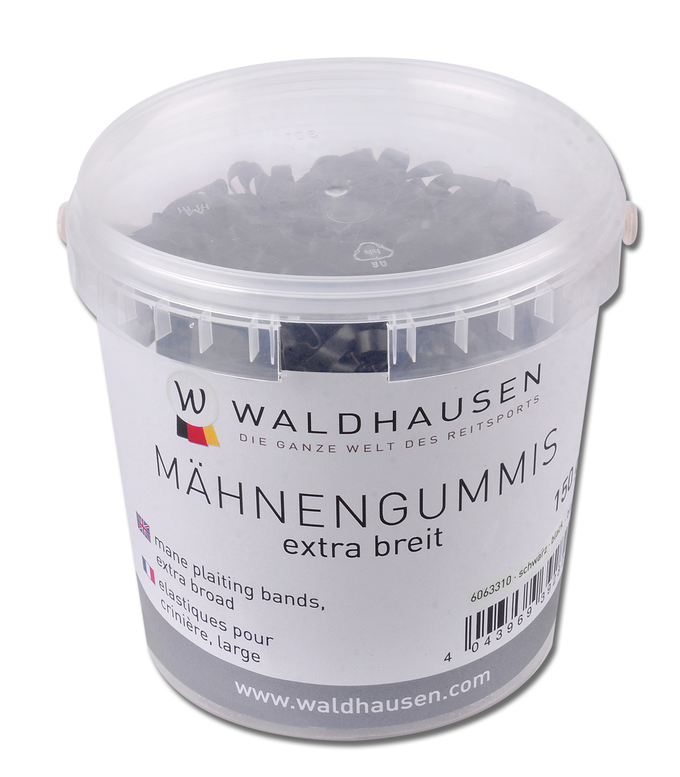 Waldhausen Leveät Letityskuminauhat Rasiassa musta