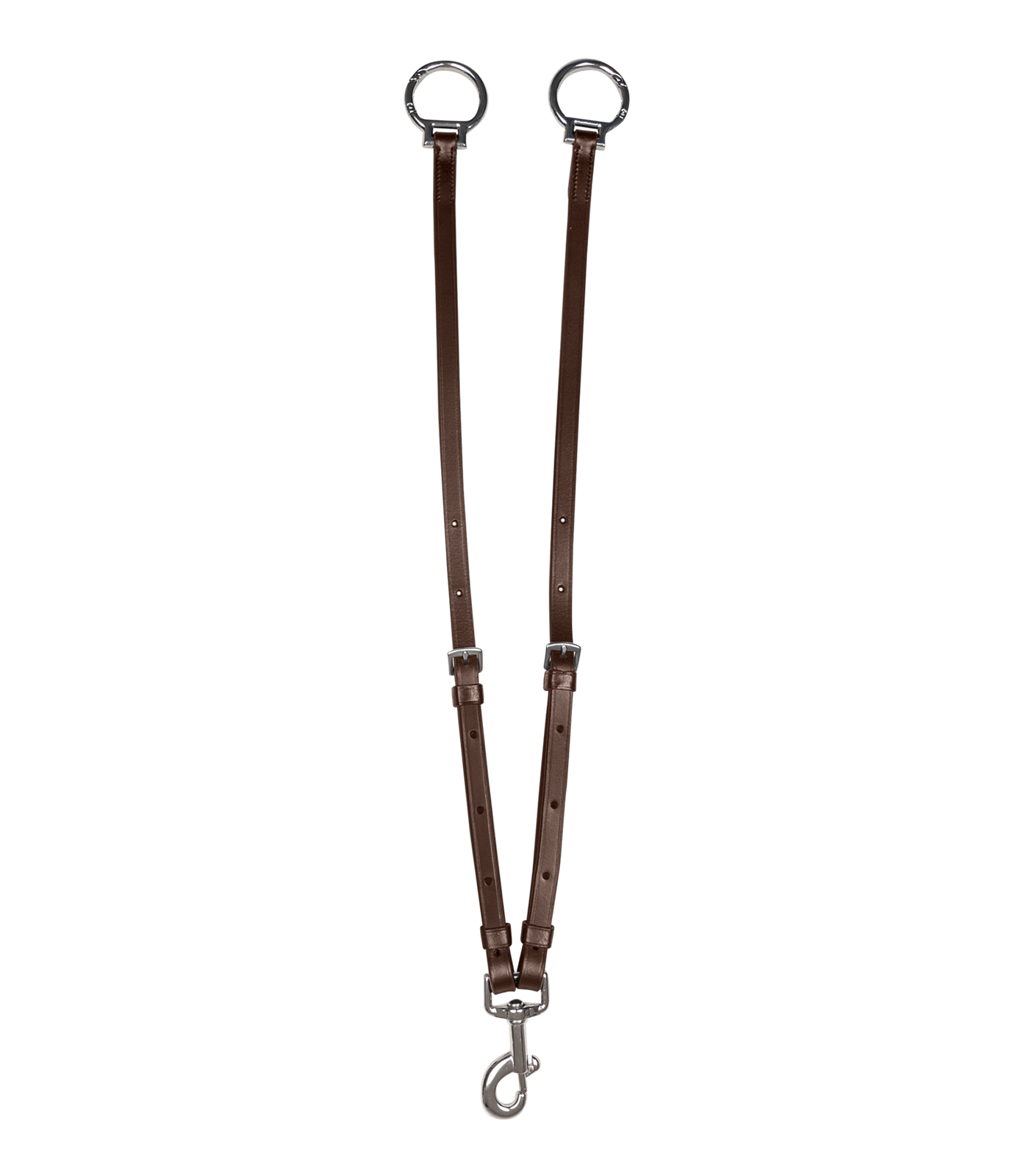 Waldhausen X-Line martingalgaffel med snäppringar - brun