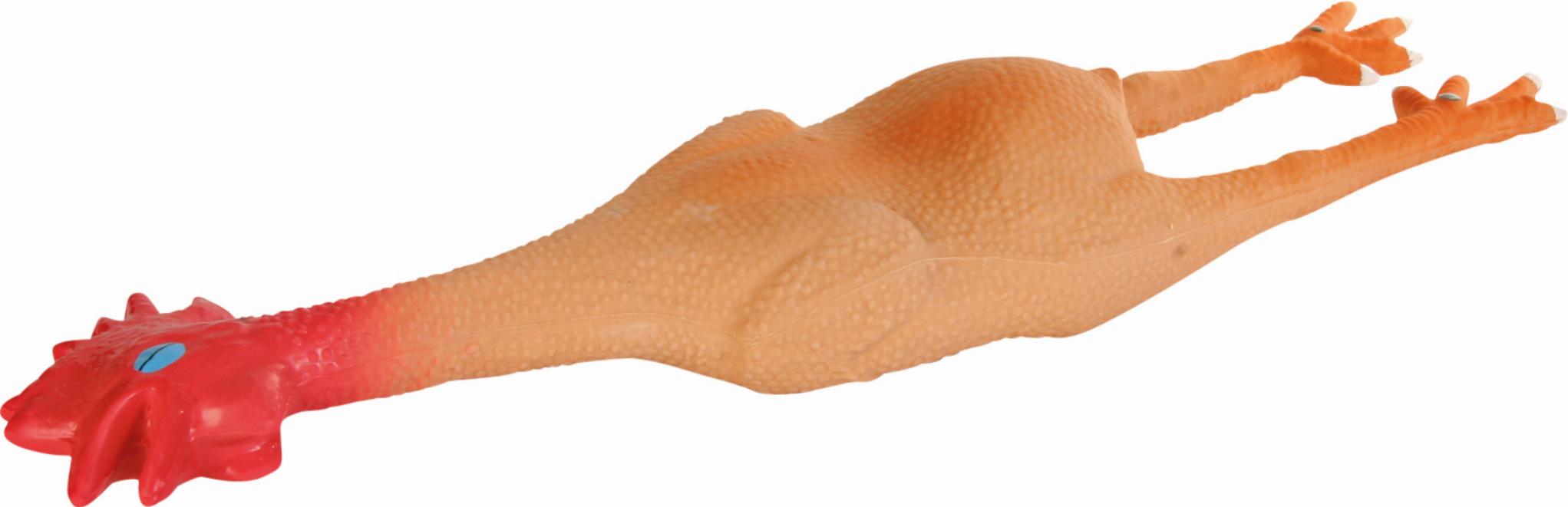 Jolly Paw Chicken Dog Toy - Orange 47 cm