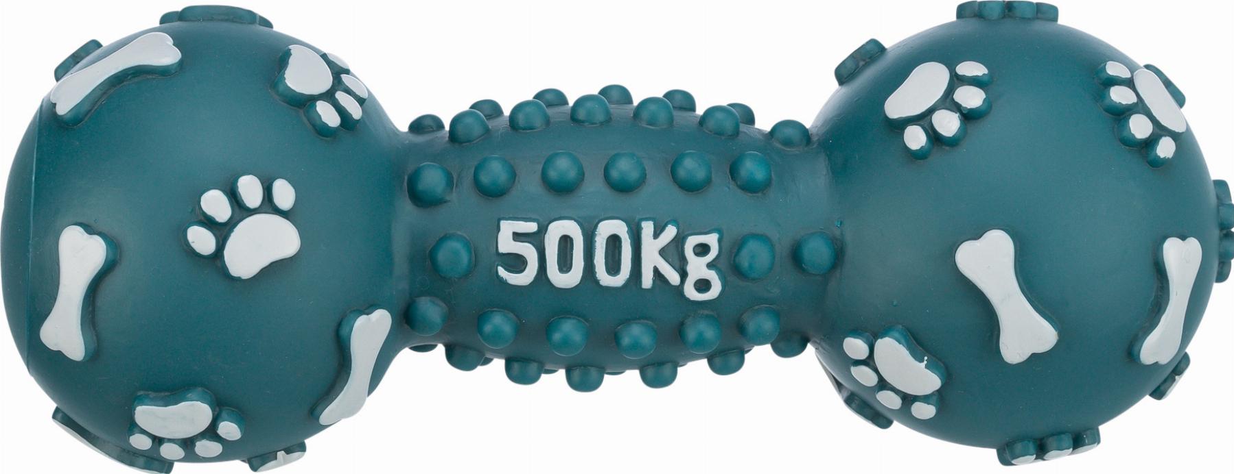Jolly Paw Dumbbell Dog Toy with Sound - Multi/Patterned 19 cm