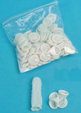 Latexfinger - Trimtillbehör (S)